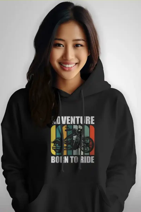 Born to Ride Hoodie Unisex | 300 GSM Premium Fabric
