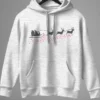 FSRD-HDI-LGY_1 Santa Sledge Hoodie Unisex | 300 GSM Fleece Winter Wear