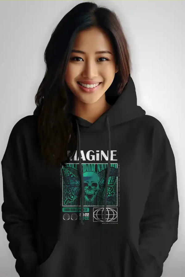 Imagine Hoodie Unisex | 300 GSM Premium Fabric