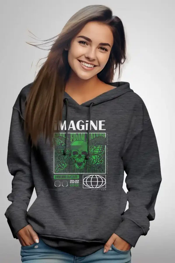 Imagine Hoodie Unisex | 300 GSM Premium Fabric