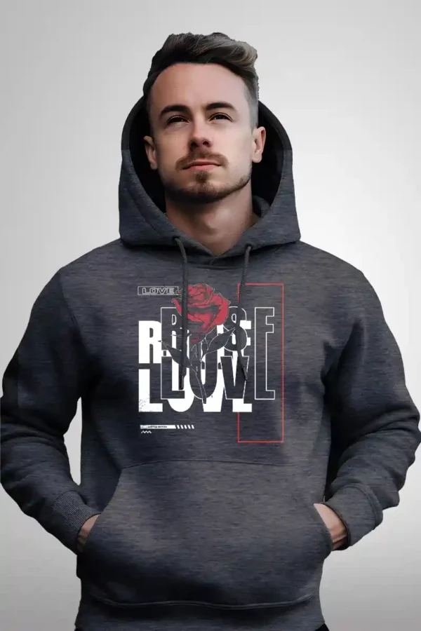 Rose Love Hoodie Unisex | Premium 300 GSM