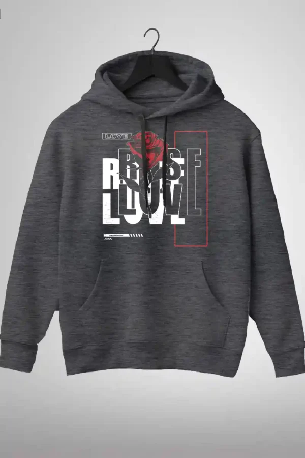 Rose Love Hoodie Unisex | Premium 300 GSM