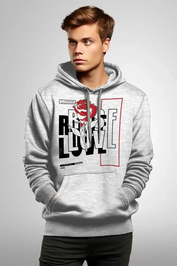 Rose Love Hoodie Unisex | Premium 300 GSM