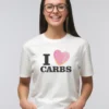 I Luv Carbs T-Shirt Unisex | 180 GSM Cotton Crew Neck