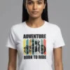 Born for Adventure 100% Cotton T-Shirt | 180 GSM Crew Neck Graphic Tee