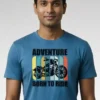Born for Adventure 100% Cotton T-Shirt | 180 GSM Crew Neck Graphic Tee