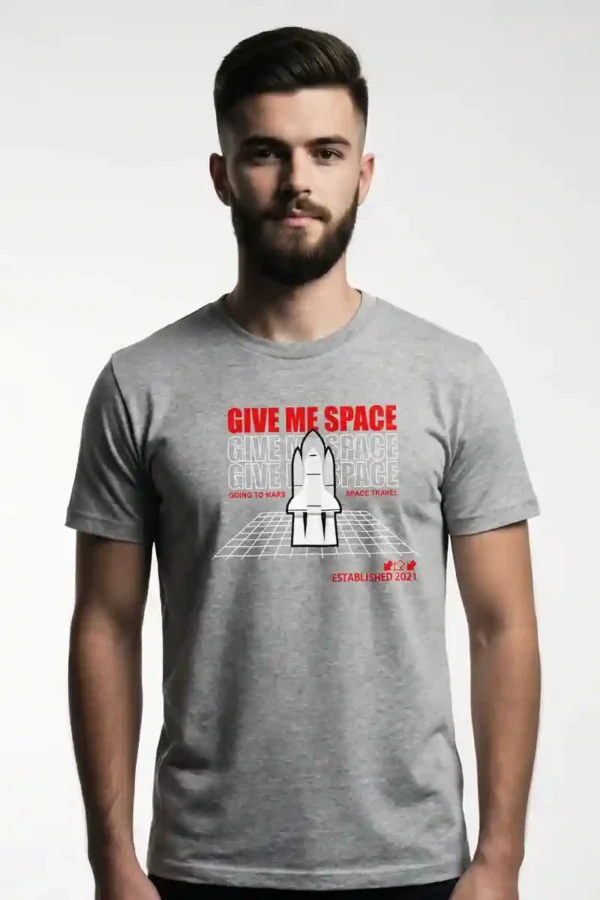 002-GMS_James Grey "Give Me Space" Unisex 100% Cotton | 180 GSM Graphic Tee