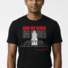 002-GMS_Pramod Black "Give Me Space" Unisex 100% Cotton | 180 GSM Graphic Tee