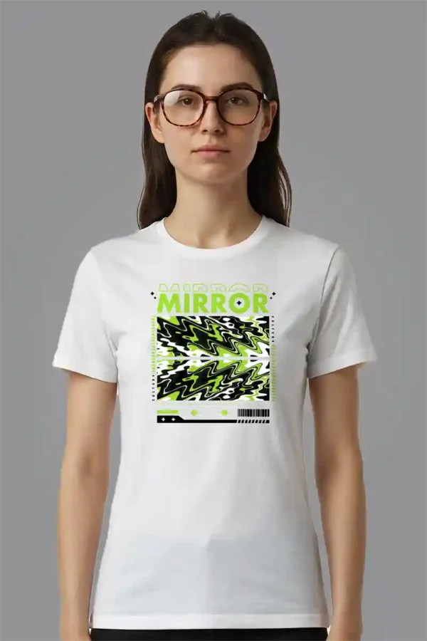 Mirror T-Shirt Unisex | 180 GSM Pure Cotton Crew Neck
