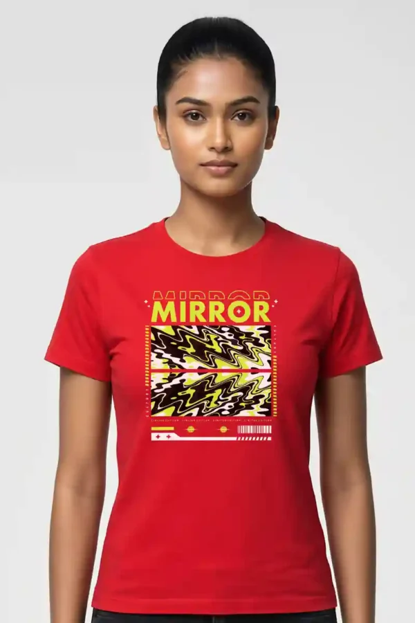 Mirror T-Shirt Unisex | 180 GSM Pure Cotton Crew Neck