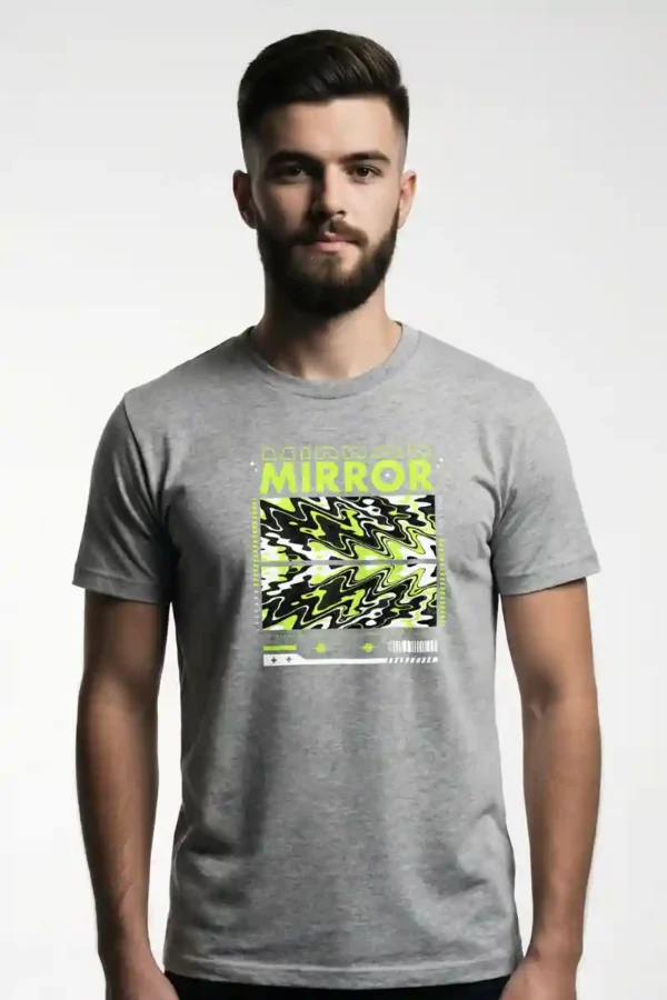 Mirror T-Shirt Unisex | 180 GSM Pure Cotton Crew Neck