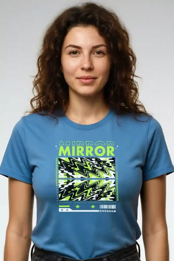 Mirror T-Shirt Unisex | 180 GSM Pure Cotton Crew Neck