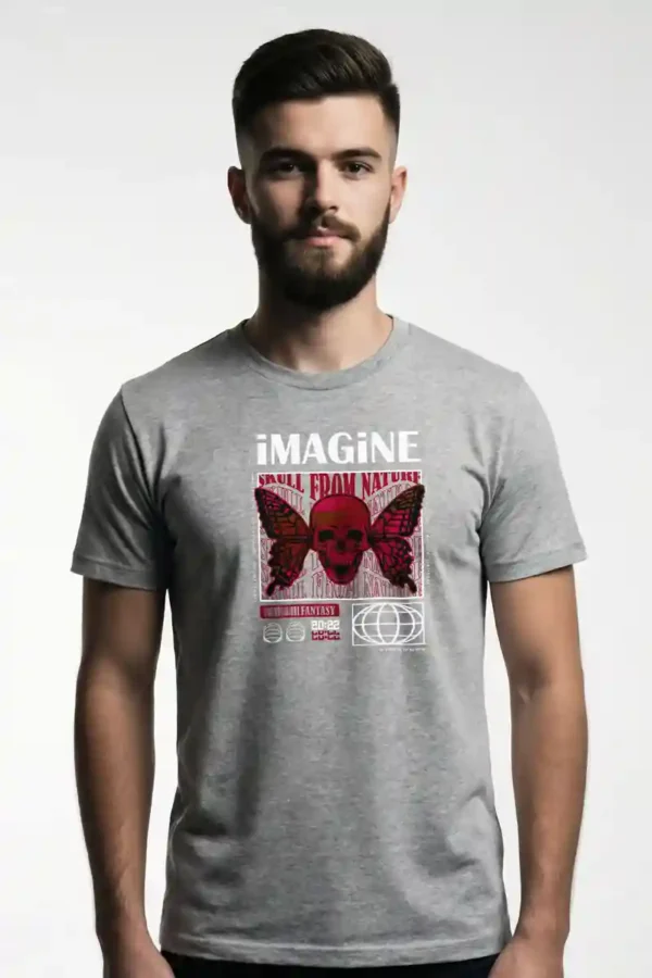 Imagine T-Shirt Unisex | 180 GSM Pure Cotton Crew Neck