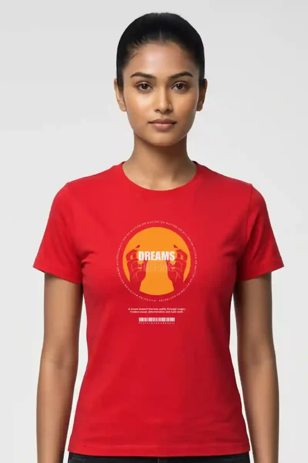 Dreams T-Shirt Unisex | 180 GSM Pure Cotton Crew Neck