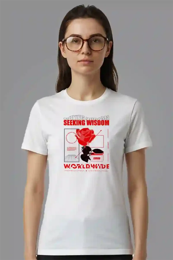 World of Wisdom T-Shirt Unisex | 180 GSM Cotton Crew Neck