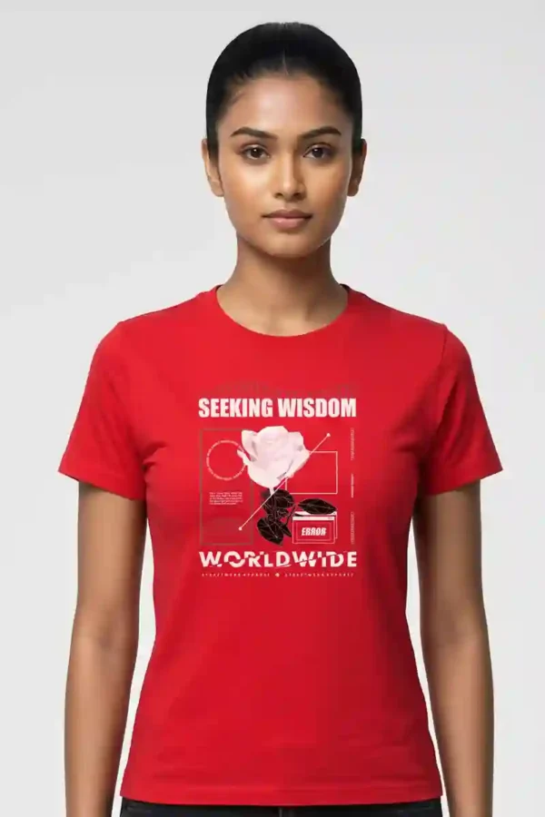 World of Wisdom T-Shirt Unisex | 180 GSM Cotton Crew Neck