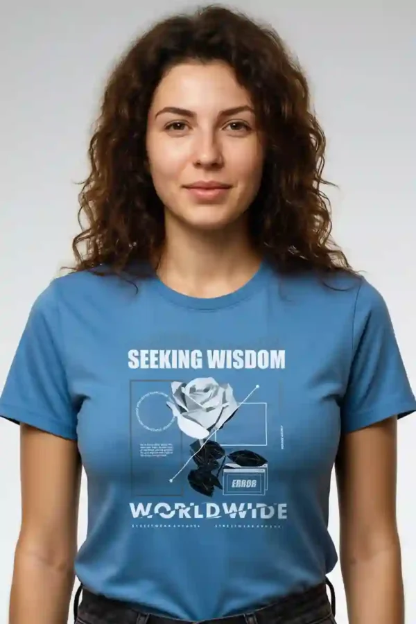 World of Wisdom T-Shirt Unisex | 180 GSM Cotton Crew Neck