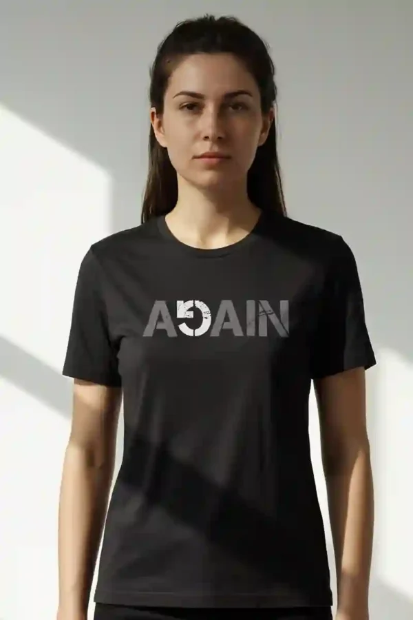 Again T-Shirt Unisex | 180 GSM Pure Cotton Crew Neck