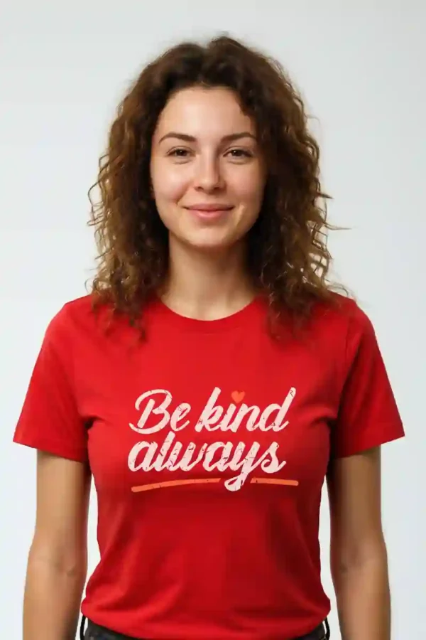 Be Kind Always T-Shirt Unisex | 180 GSM Cotton Crew Neck