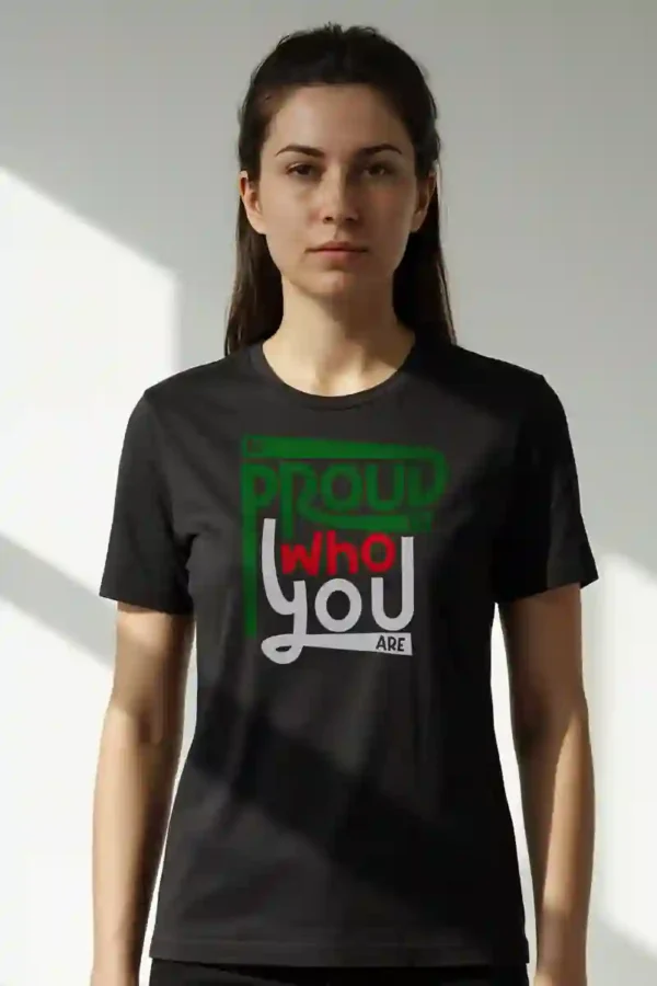 019-PWY_Cory black Proud Who You Are Unisex T-Shirt | 100% Premium Cotton