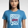 019-PWY_Divya blue Proud Who You Are Unisex T-Shirt | 100% Premium Cotton