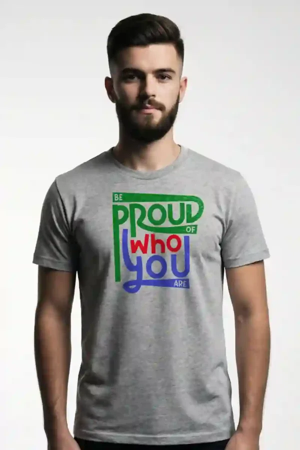 019-PWY_James Grey Proud Who You Are Unisex T-Shirt | 100% Premium Cotton