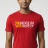 022-BIY_Pramod RED Believe In Yourself T-Shirt