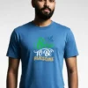 027-BTA_James Blue Born to be Awesome T-Shirt |180 GSM Premium Cotton Tee