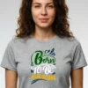 027-BTA_Jane Grey Template Born to be Awesome T-Shirt |180 GSM Premium Cotton Tee