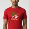 027-BTA_Pramod RED Born to be Awesome T-Shirt |180 GSM Premium Cotton Tee