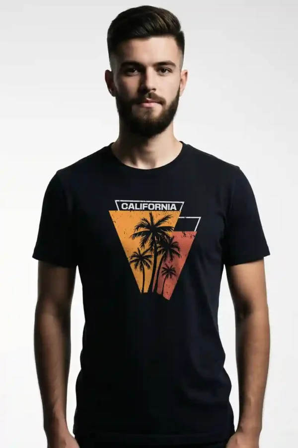 California T-Shirt Unisex | 180 GSM Cotton Crew Neck