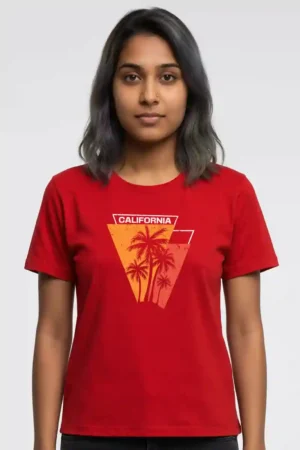 California T-Shirt Unisex | 180 GSM Cotton Round Neck