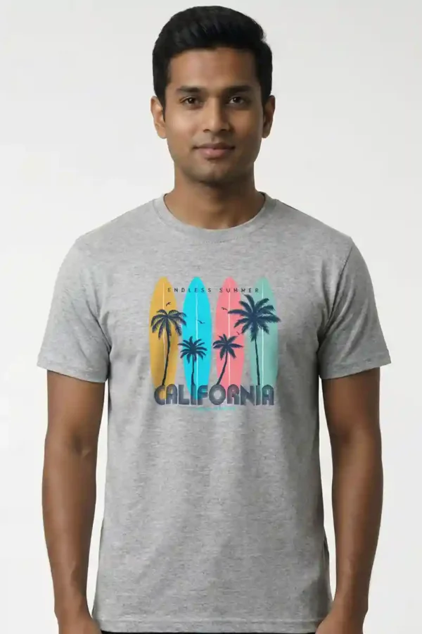 California Summer T-Shirt Unisex | 180 GSM Cotton Crew Neck
