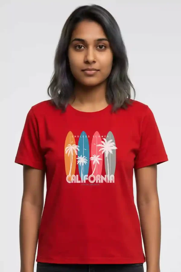 California Summer T-Shirt Unisex | 180 GSM Cotton Crew Neck