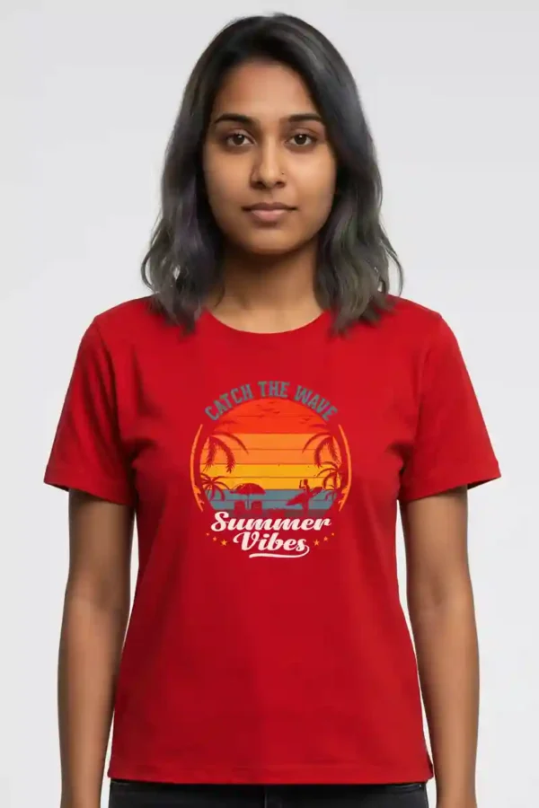 Catch the Wave T-Shirt Unisex | 180 GSM Cotton Crew Neck