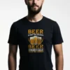 Beer T-Shirt Unisex | 180 GSM Cotton Crew Neck