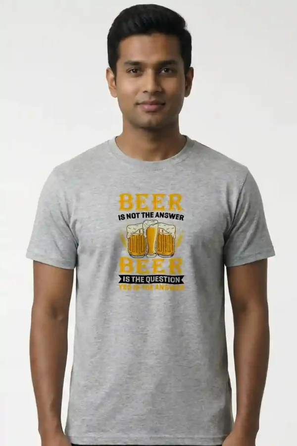 Beer T-Shirt Unisex | 180 GSM Cotton Crew Neck