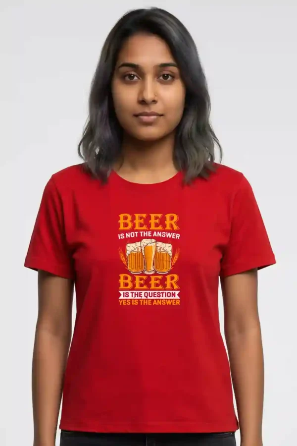Beer T-Shirt Unisex | 180 GSM Cotton Crew Neck