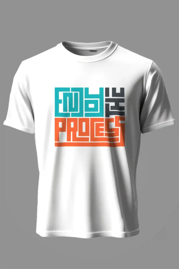 End the Process T-Shirt Unisex | 180 GSM Cotton Crew Neck