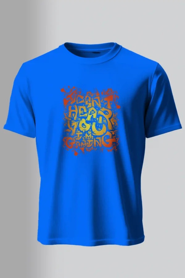 I Can’t Hear You, I’m Gaming T-Shirt Unisex | 180 GSM Cotton Crew Neck