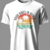 Good Vibes in Beach T-Shirt Unisex | 100% Premium Cotton