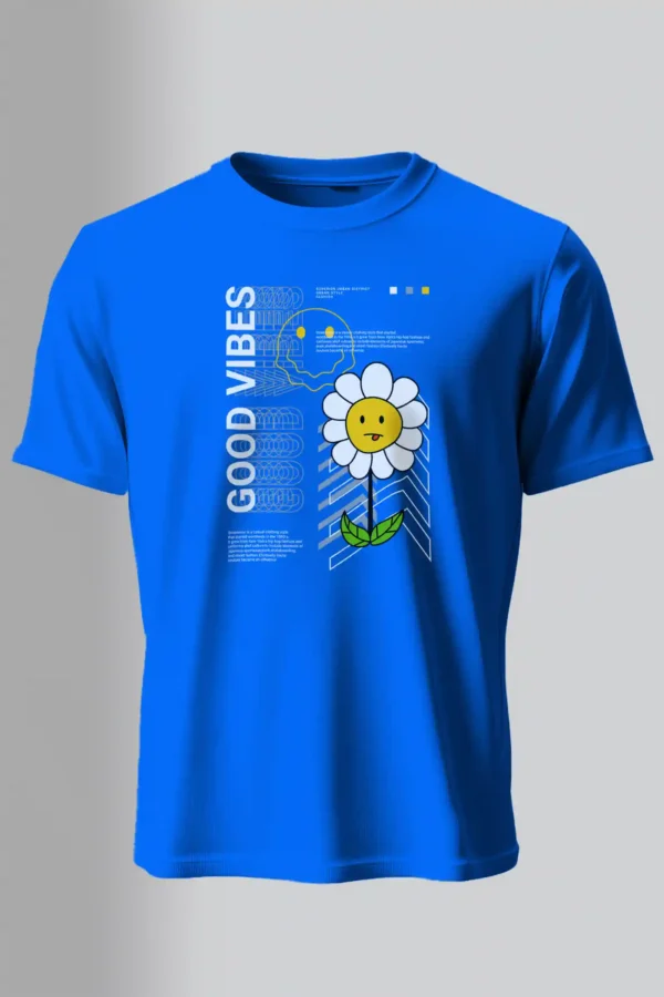 Good Vibes T-Shirt Unisex | 180 GSM Cotton Crew Neck