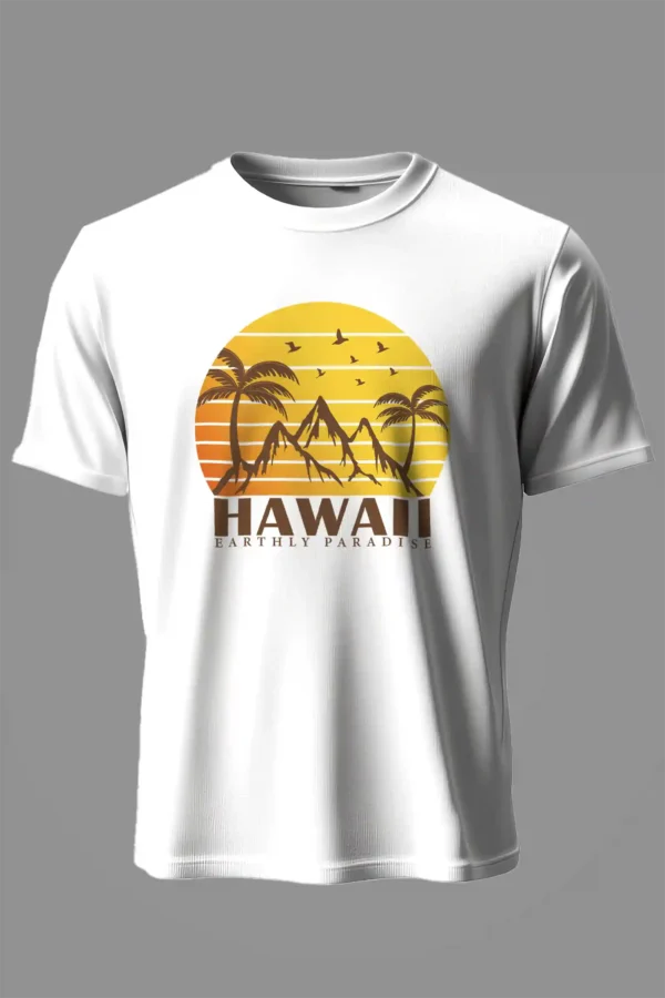 Hawaii Earthly Paradise T-Shirt Unisex |  100% Pure Cotton