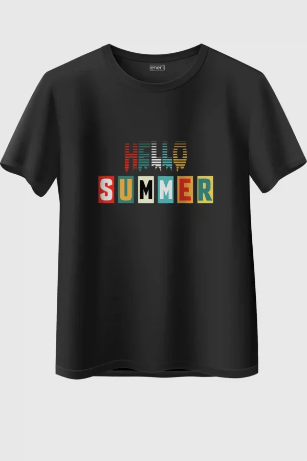 Hello Summer Oversized T-Shirt Unisex |  100% Pure Cotton