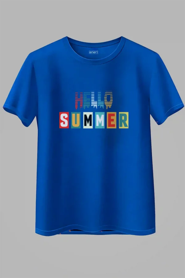 Hello Summer Oversized T-Shirt Unisex |  100% Pure Cotton