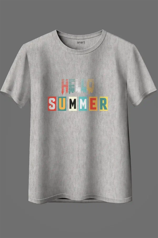 Hello Summer Oversized T-Shirt Unisex |  100% Pure Cotton
