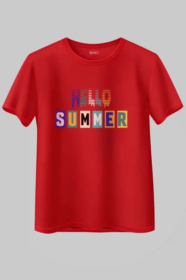 Hello Summer Oversized T-Shirt Unisex |  100% Pure Cotton