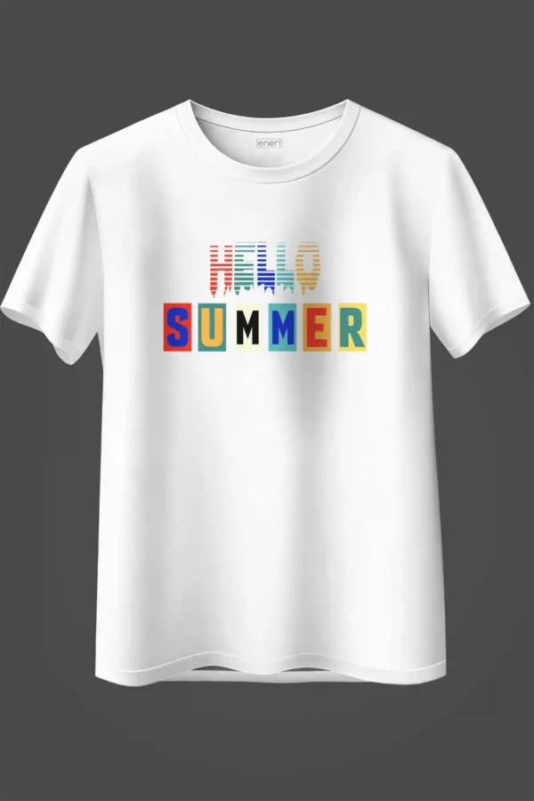 Hello Summer Oversized T-Shirt Unisex |  100% Pure Cotton