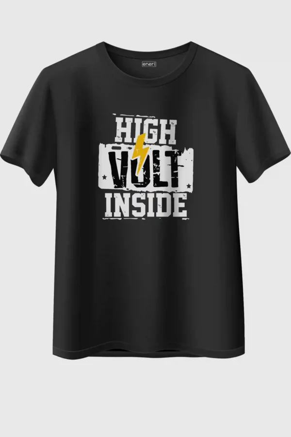 High Volt Inside Oversized T-Shirt Unisex |  100% Pure Cotton
