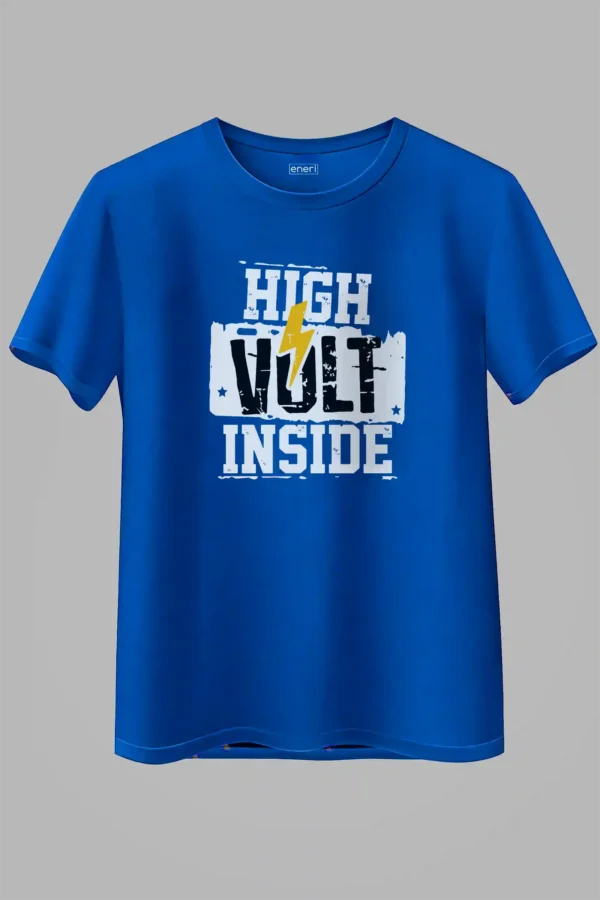 High Volt Inside Oversized T-Shirt Unisex |  100% Pure Cotton